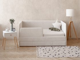 Диван-кровать Happy (айвори) в Криводановке - krivodanovka.mebel-nsk.ru | фото