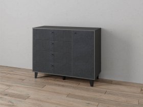 Комод «Катрин-13» (графит/гранит лофт) в Криводановке - krivodanovka.mebel-nsk.ru | фото