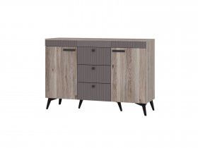 Комод КМ-12 Кассандра (дуб смоки/MF14) в Криводановке - krivodanovka.mebel-nsk.ru | фото