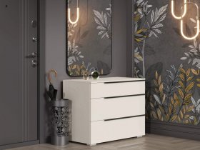 Комод с 3 ящиками Айри КМ-001 (кашемир) в Криводановке - krivodanovka.mebel-nsk.ru | фото