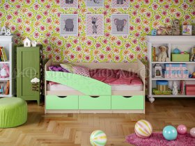 Кровать детская Бабочки 1,8 м в Криводановке - krivodanovka.mebel-nsk.ru | фото
