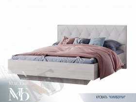 Кровать двуспальная 1,6м Кимберли КР-13 в Криводановке - krivodanovka.mebel-nsk.ru | фото