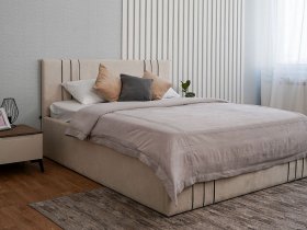 Кровать двуспальная 1,8м с подъем. мех. Леванте в Криводановке - krivodanovka.mebel-nsk.ru | фото