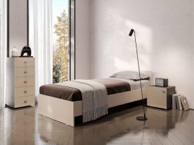 Кровать односпальная 0,9м Гиза в Криводановке - krivodanovka.mebel-nsk.ru | фото