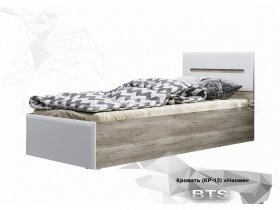 Кровать односпальная Наоми КР-12 в Криводановке - krivodanovka.mebel-nsk.ru | фото