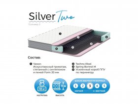 Матрас Silver Two в Криводановке - krivodanovka.mebel-nsk.ru | фото