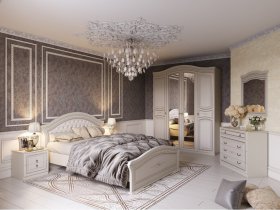 Модульная спальня Николь (Мебельград) в Криводановке - krivodanovka.mebel-nsk.ru | фото