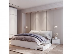 Модульная спальня Симпл в Криводановке - krivodanovka.mebel-nsk.ru | фото