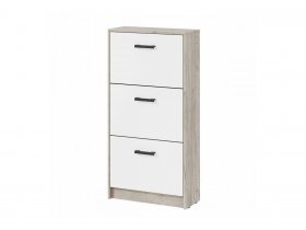 Обувница ОБ-2 Вега (дуб крафт серый/белый) в Криводановке - krivodanovka.mebel-nsk.ru | фото