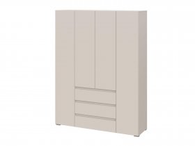 Шкаф четырехстворчатый с ящиками Люмо ШК-05 в Криводановке - krivodanovka.mebel-nsk.ru | фото