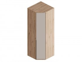 Шкаф угловой Сицилия (дуб альпийский/тефия) в Криводановке - krivodanovka.mebel-nsk.ru | фото