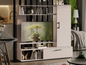 Стенка «Сиена» (кашемир) в Криводановке - krivodanovka.mebel-nsk.ru | фото