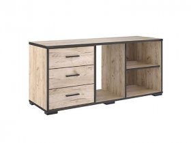 Тумба 1200 Тм075.0 Гермес лофт (дуб крафт серый) в Криводановке - krivodanovka.mebel-nsk.ru | фото
